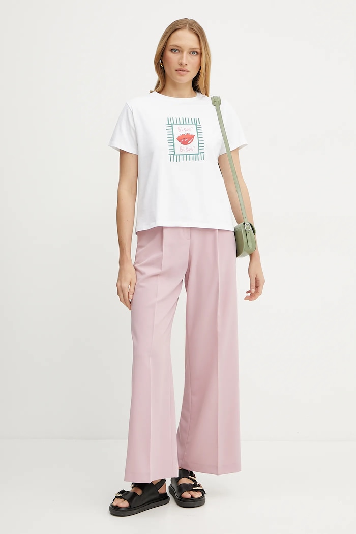 Tričko Marella Emme by Marella 2515971052 biela SS25