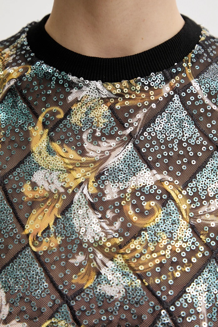 Tričko Versace Jeans Couture Versace Jeans Couture černá 78HAH602.JS443