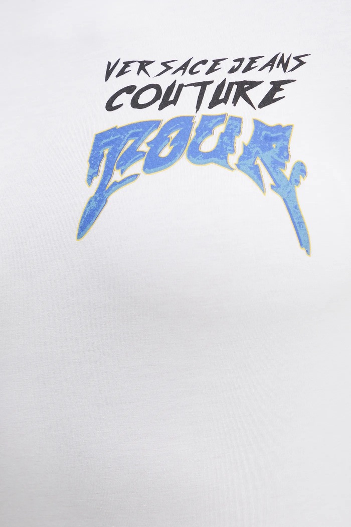 Versace Jeans Couture tricou 78HAHC07.CJ02C alb