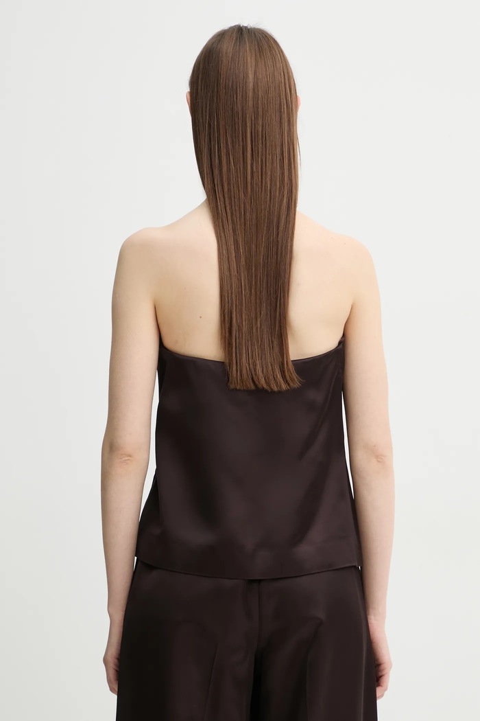 Majica A.L.C. 5TOPS01769 rjava SS25
