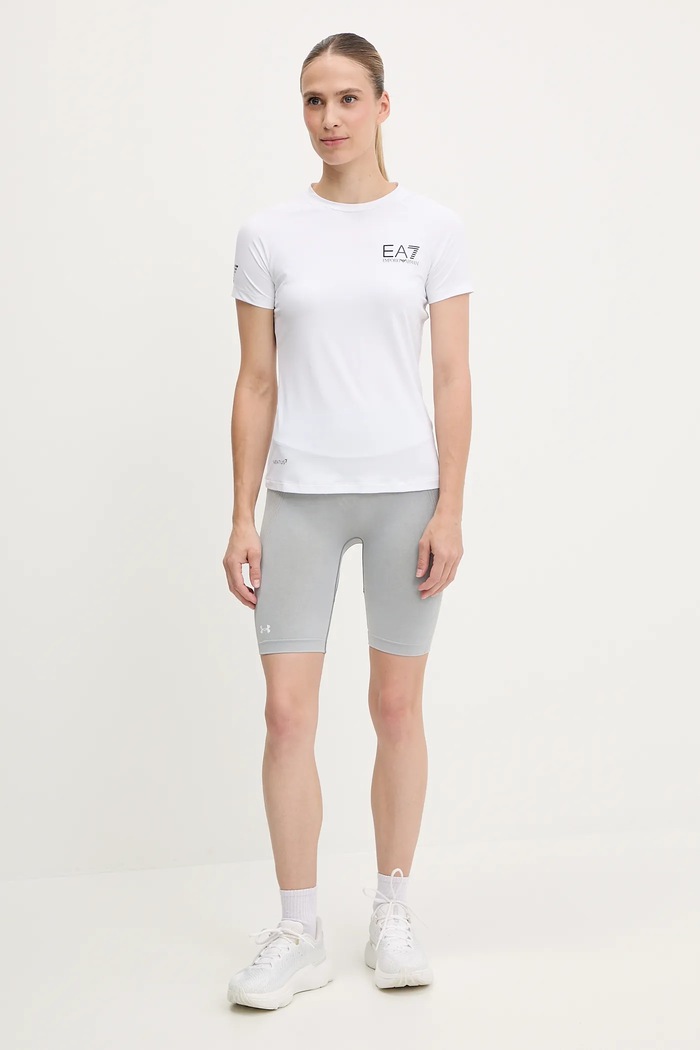 Tréningové tričko EA7 Emporio Armani TJEMZ.8NTT70 biela AW25