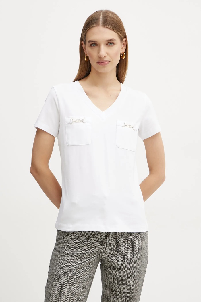 Marciano by Guess t-shirt PATTY semplice bianco 5RGI03.6008A