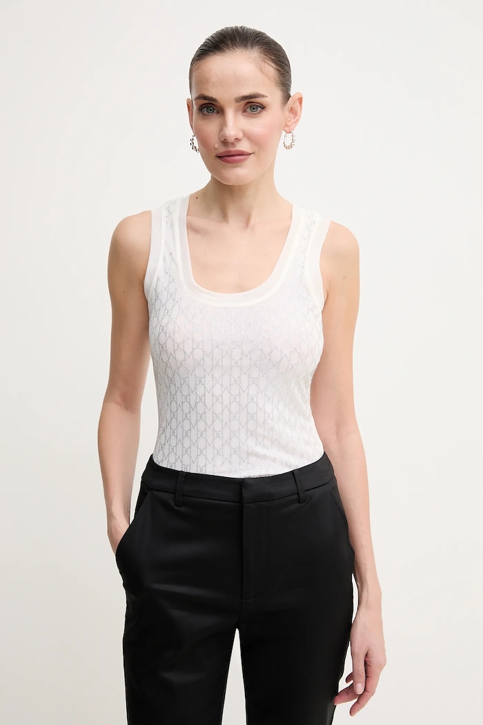 Marciano by Guess top ARIA aplikacja biały 5RGP21.6311A