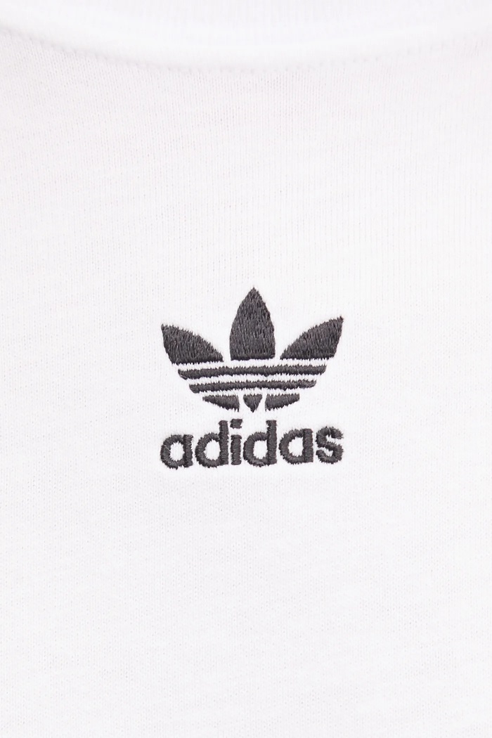 Памучна тениска adidas Originals Essential JC8967 бял