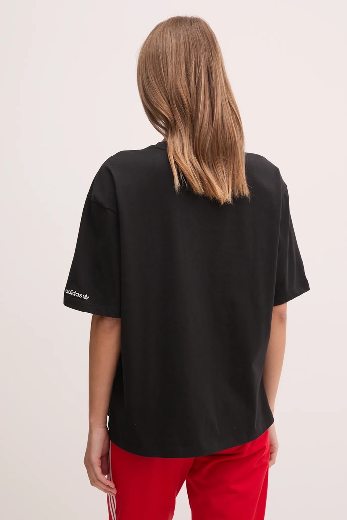 Oblečení Tričko adidas Originals FLOWER TEE JN6689 černá