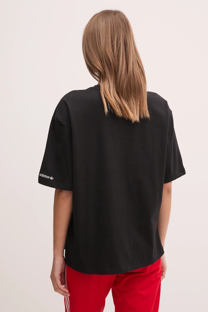 Oblečení Tričko adidas Originals FLOWER TEE JN6689 černá