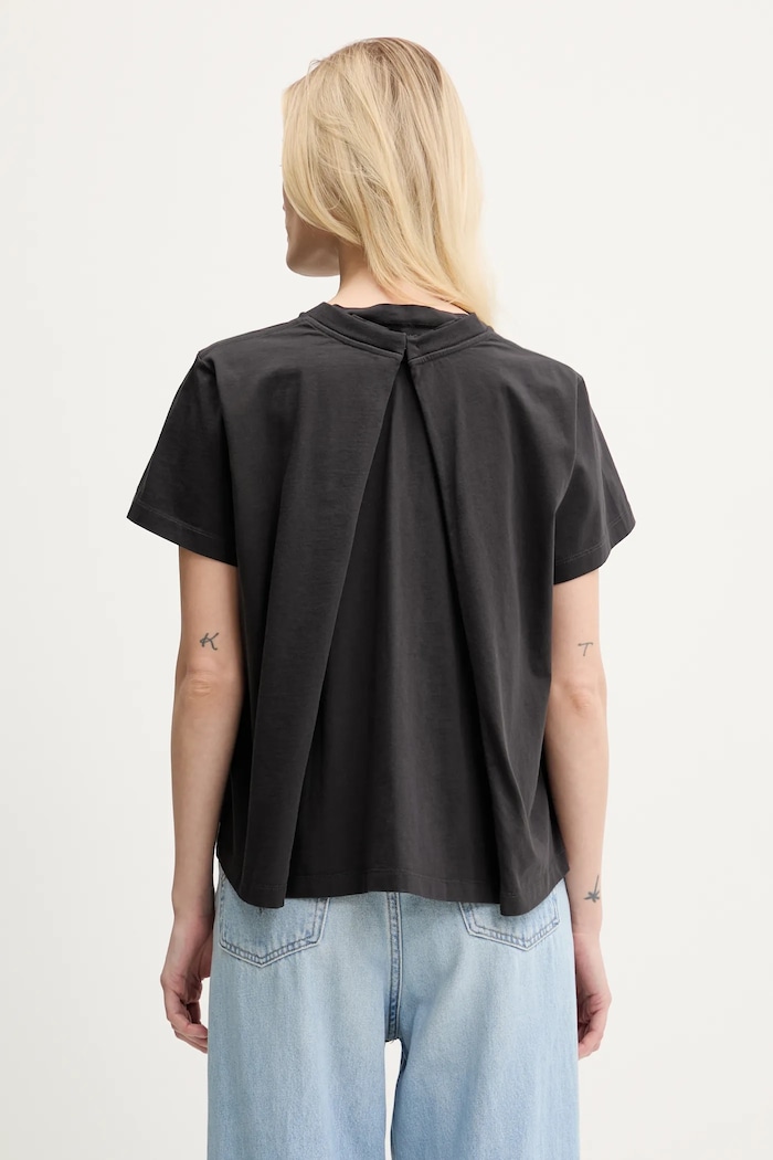 Odjeća Pamučna majica MM6 Maison Margiela S52GC0334.S24311 crna