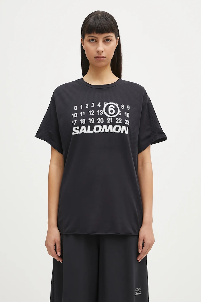 MM6 Maison Margiela x Salomon t-shirt relaxed black S52GC0345.M20101
