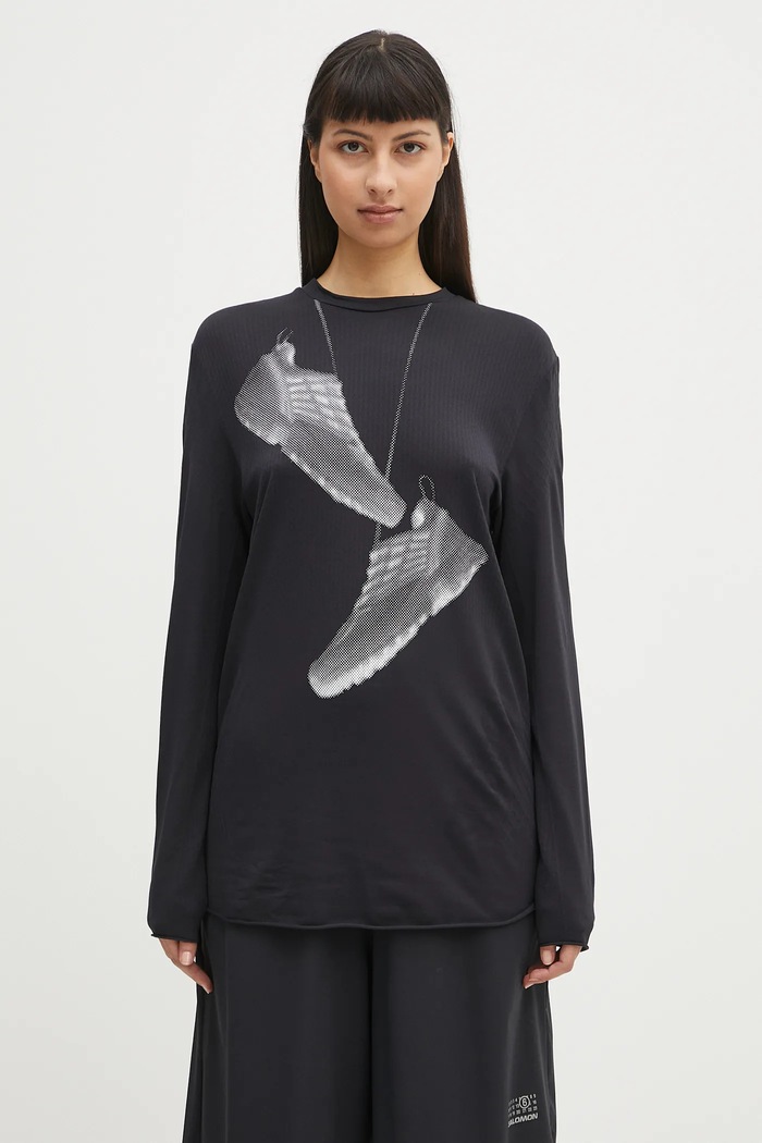 MM6 Maison Margiela longsleeve x Salomon altele negru S52GC0346.M20101