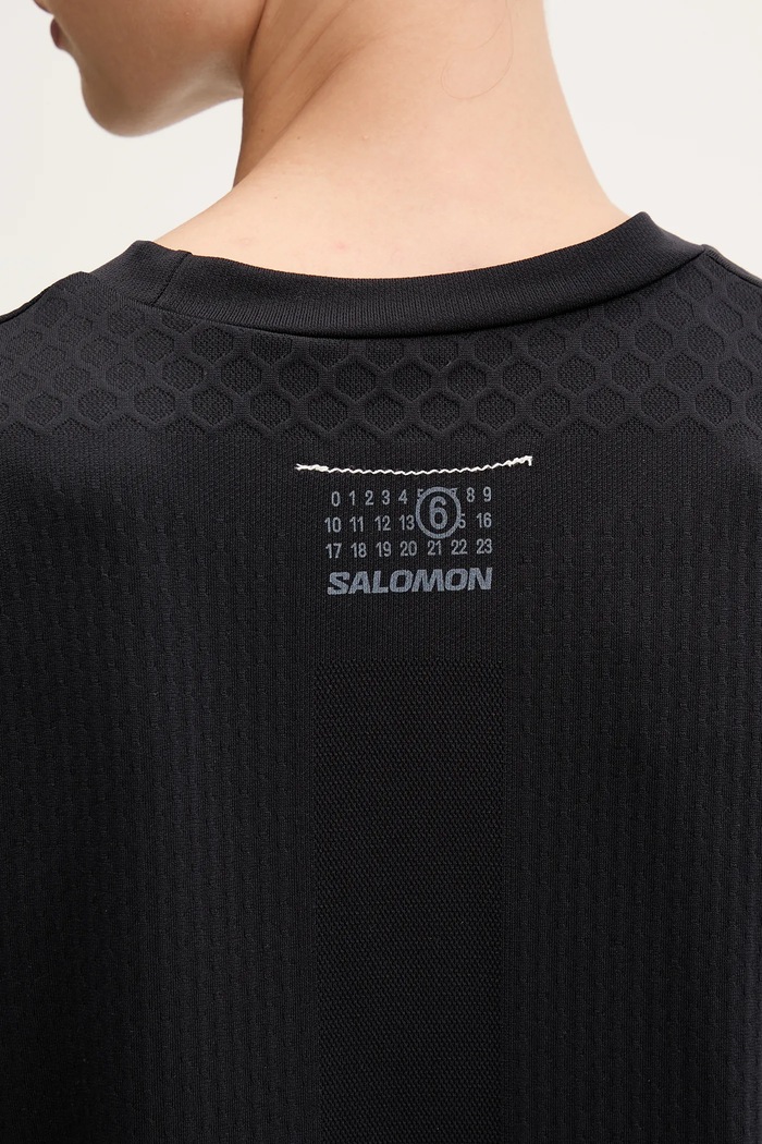 Majica z dolgimi rokavi MM6 Maison Margiela x Salomon S52GC0346.M20101 črna
