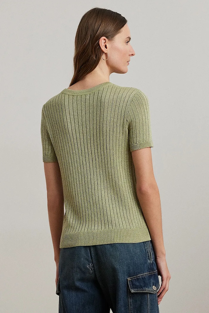 Lauren Ralph Lauren Bluza 200968927 verde SS25