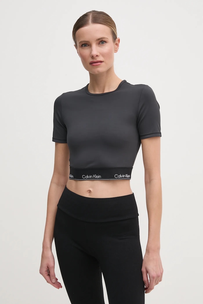 Тениска за трениране Calvin Klein Performance LVGWS5K144 черен AW25