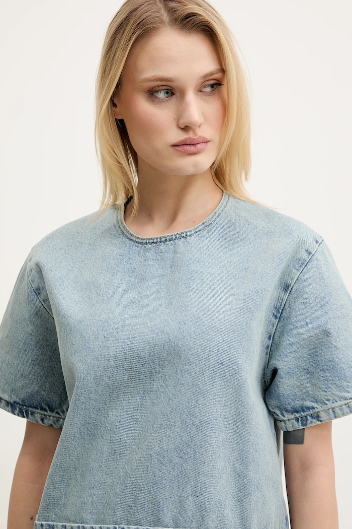 Moschino Jeans bluză subțire din denim albastru 0217.3217