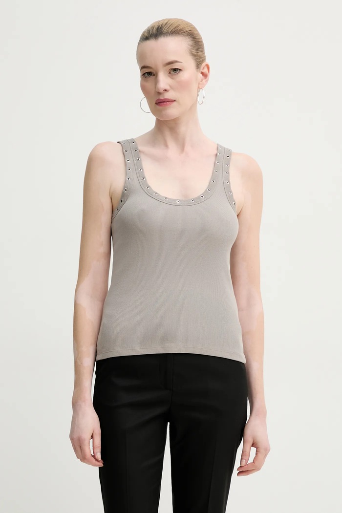 Top Gestuz slim béžová 10910068