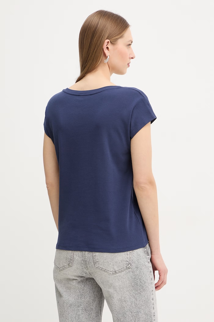 Îmbrăcăminte MAX&Co. tricou din bumbac 2618941014200 bleumarin