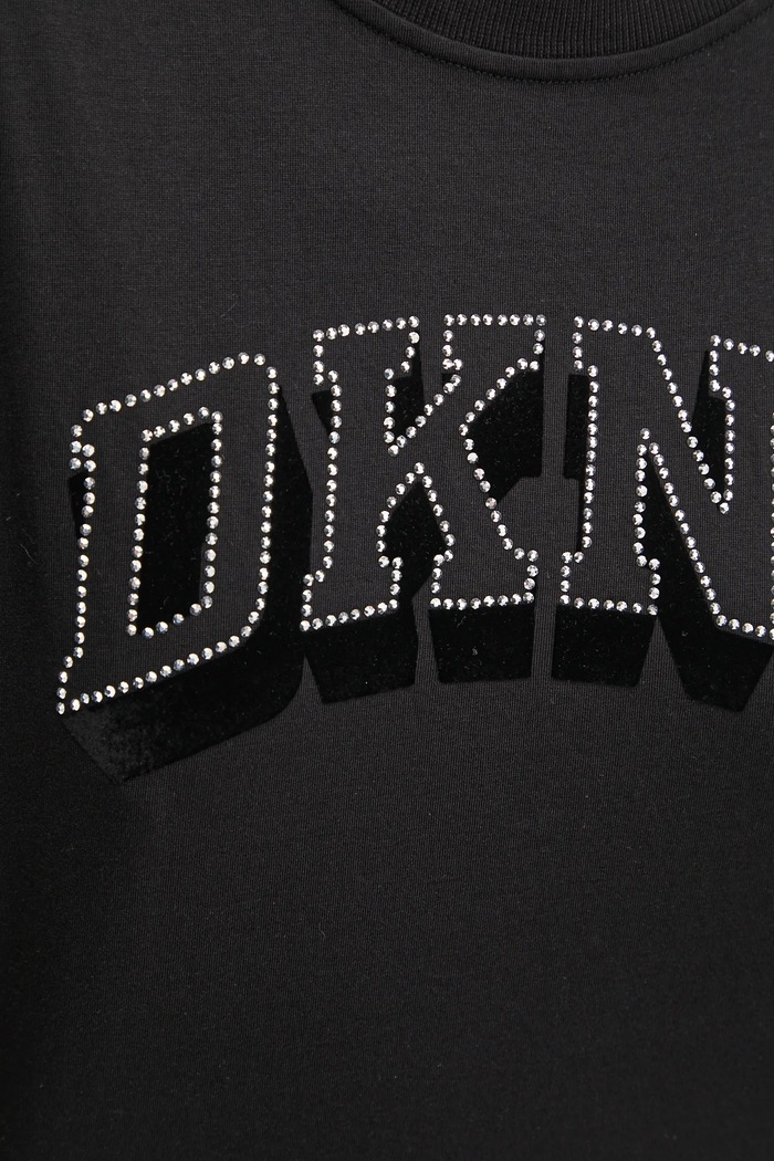 Bavlněné tričko Dkny černá DP5T1119