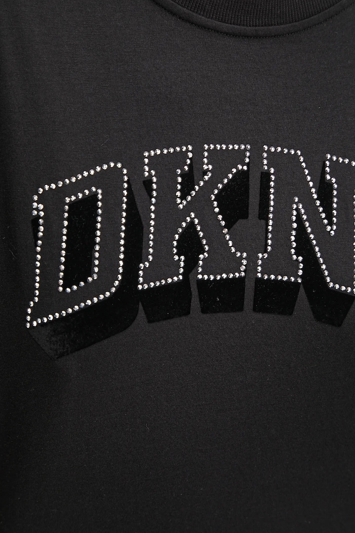 Bavlněné tričko Dkny černá DP5T1119