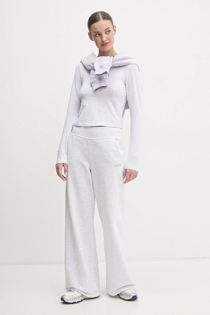 Μακρυμάνικο Dkny DP5T1113 γκρί SS25