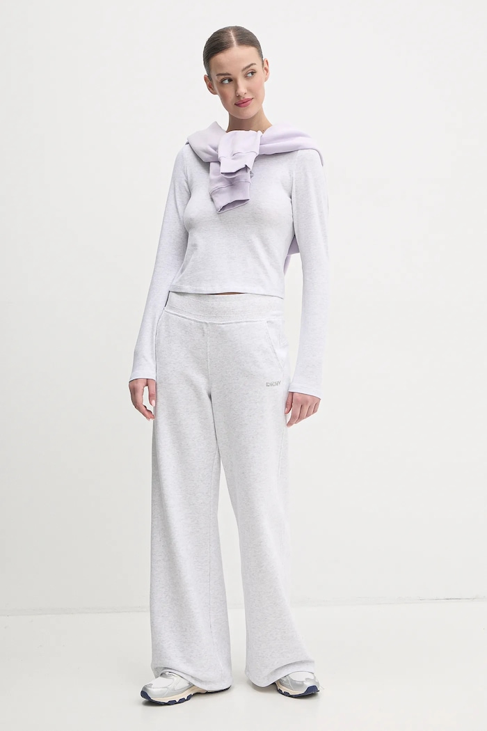 Μακρυμάνικο Dkny DP5T1113 γκρί SS25