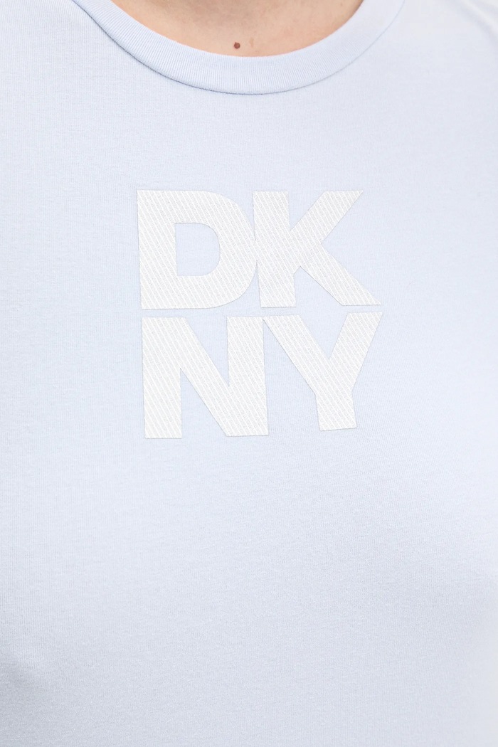 Блуза с дълги ръкави Dkny DP5T1113 син