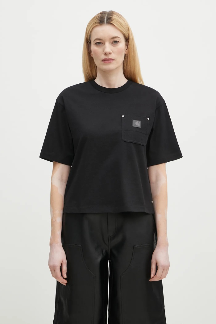 Carhartt WIP cotton t-shirt Eldon relaxed black I034376.89XX