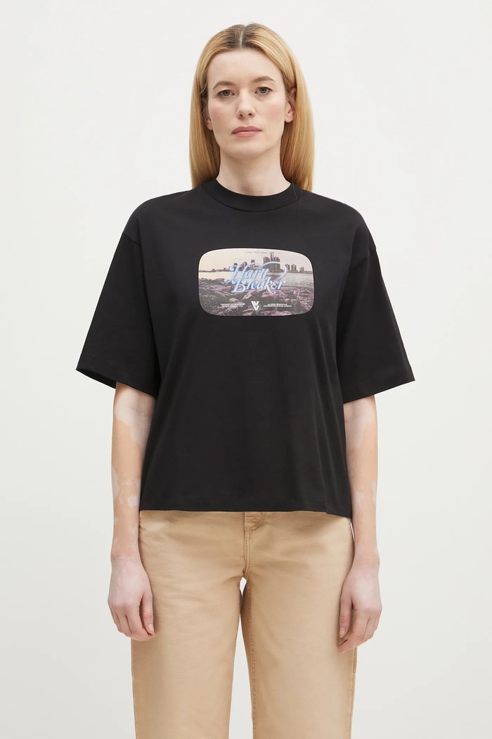 Carhartt WIP cotton t-shirt Greatest Flicks relaxed black I034398.89XX