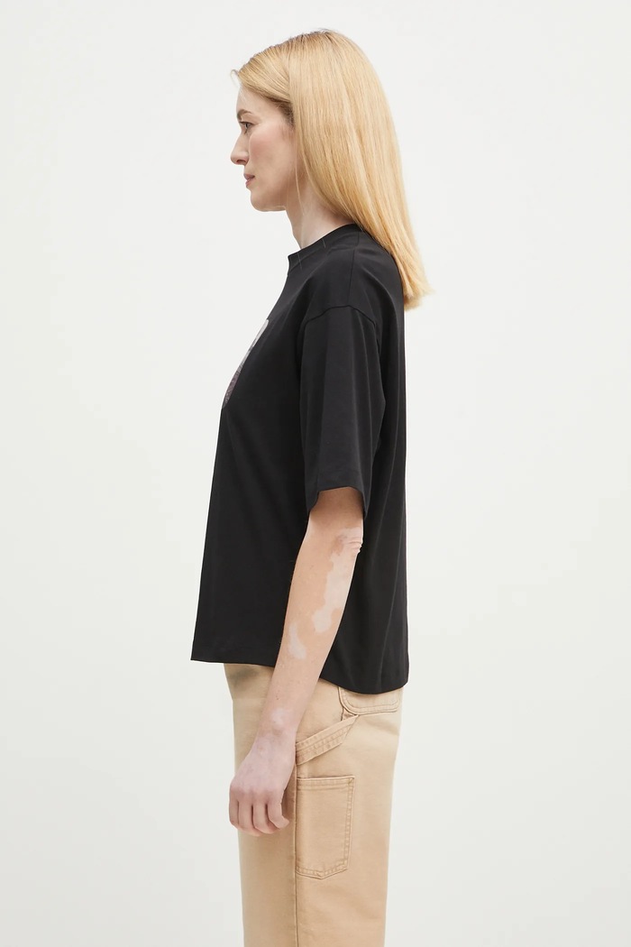Carhartt WIP cotton t-shirt Greatest Flicks I034398.89XX black SS25