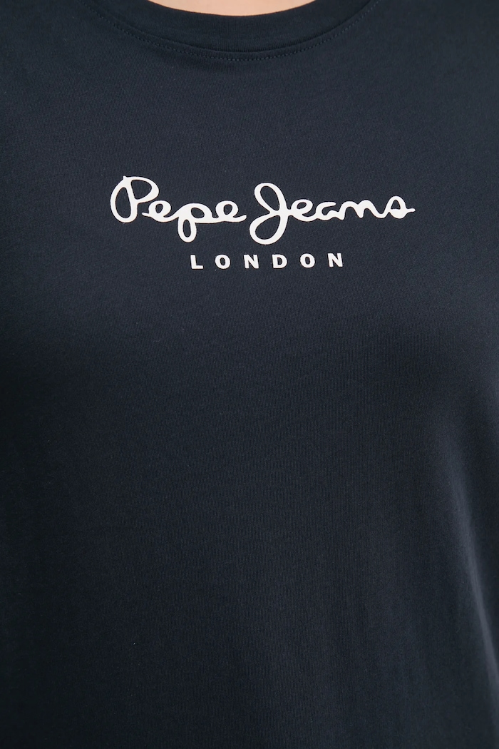 Pamučna majica Pepe Jeans MACY PL506012 mornarsko plava