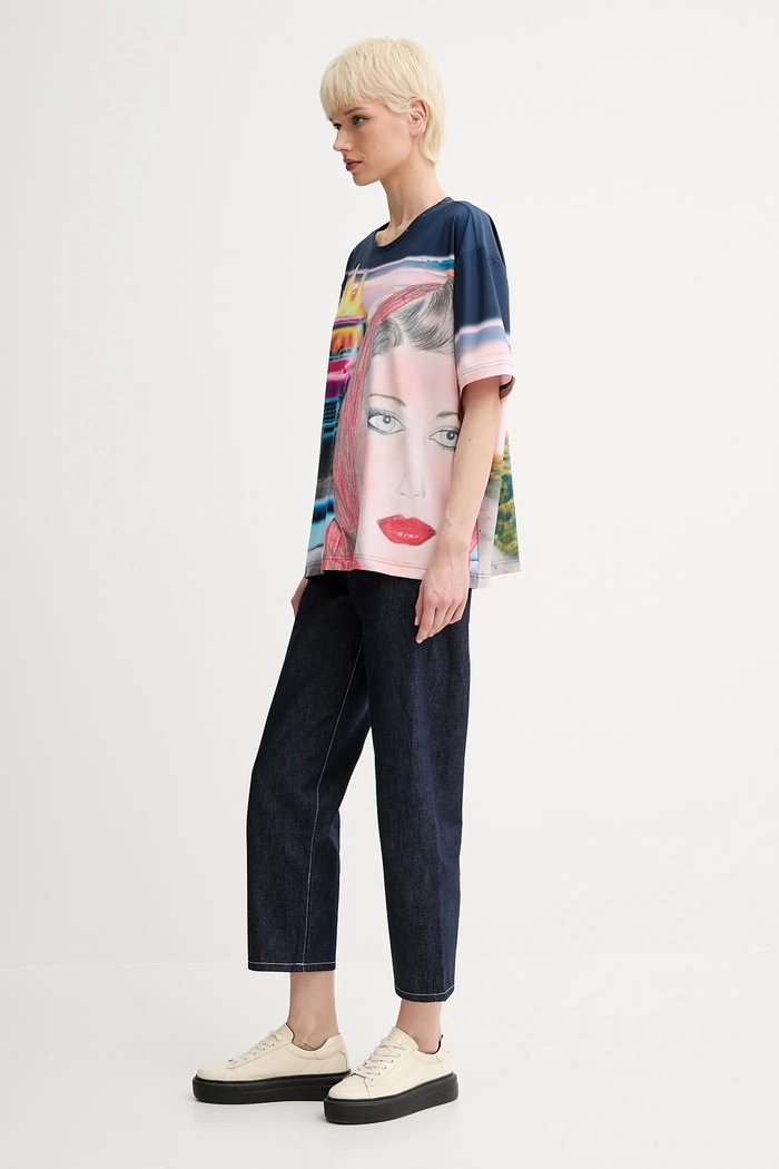 Sunnei t-shirt multicolor RTWXTOP011