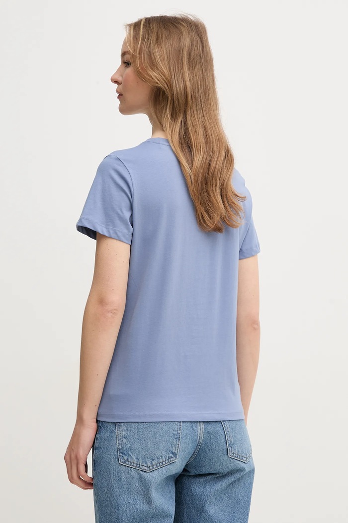 Odjeća Pamučna majica Pepe Jeans VAL PL506028 plava
