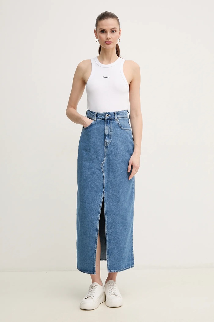 Топ Pepe Jeans MARIAN PL506035 бял SS25