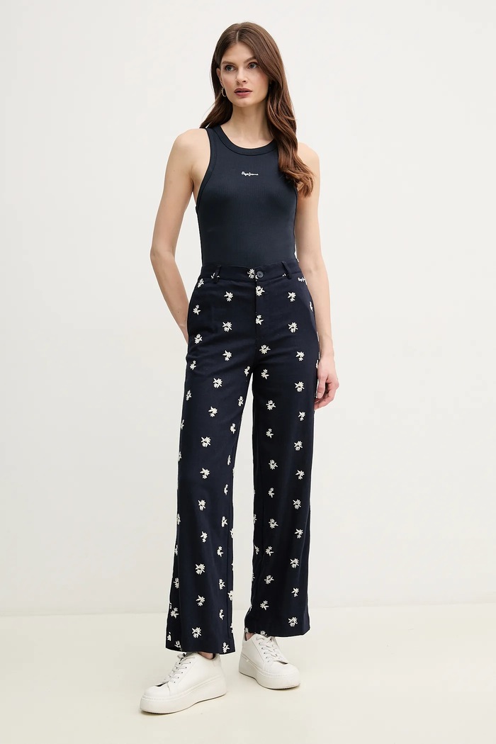 Top Pepe Jeans MARIAN PL506035 tmavomodrá SS25
