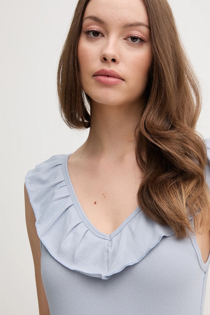 Top Pepe Jeans MILLIE modrá PL506050