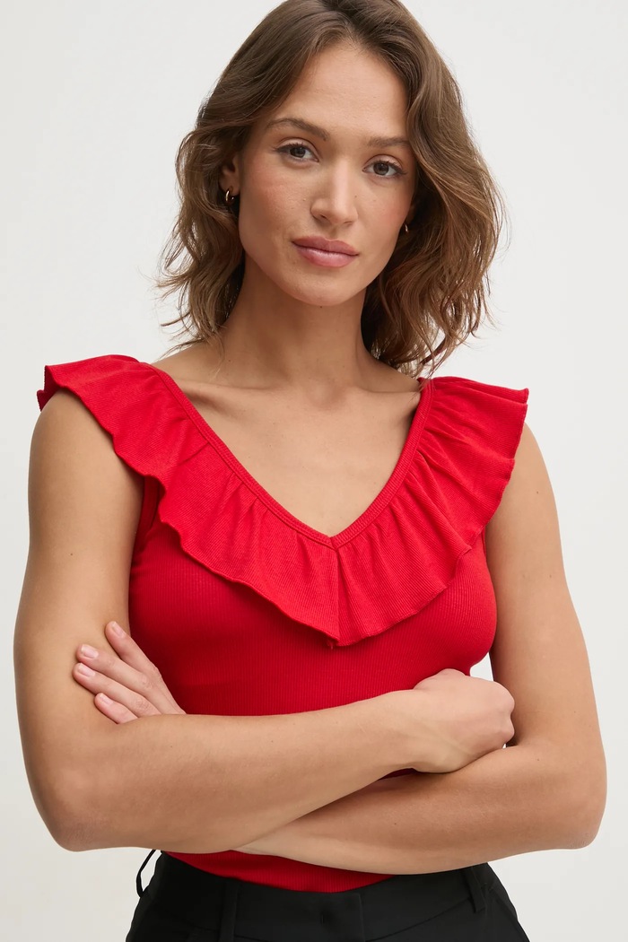 Top Pepe Jeans MILLIE červená PL506050