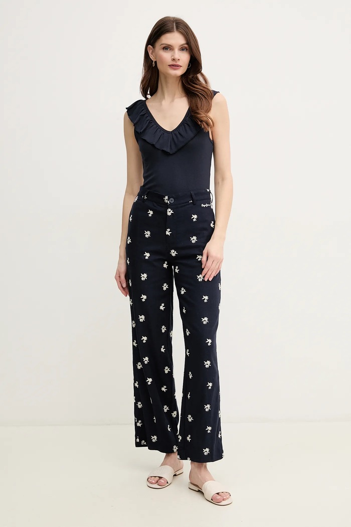 Top Pepe Jeans MILLIE PL506050 tmavomodrá SS25