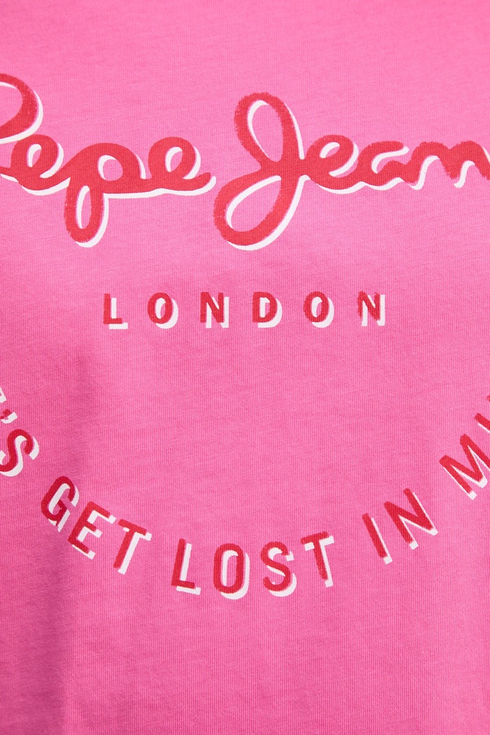 Pamučna majica Pepe Jeans RUMER PL506072 roza