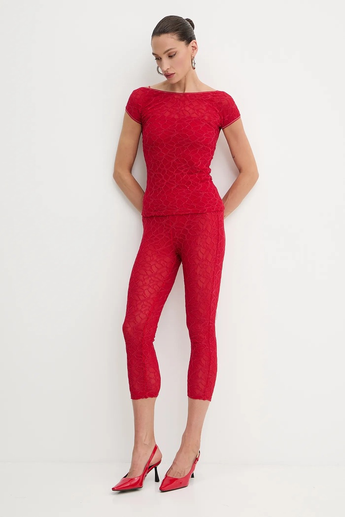 Тениска Pinko 105228.A2M5 червен SS25