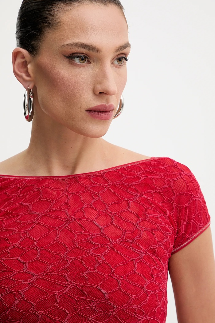 Тениска Pinko червен 105228.A2M5