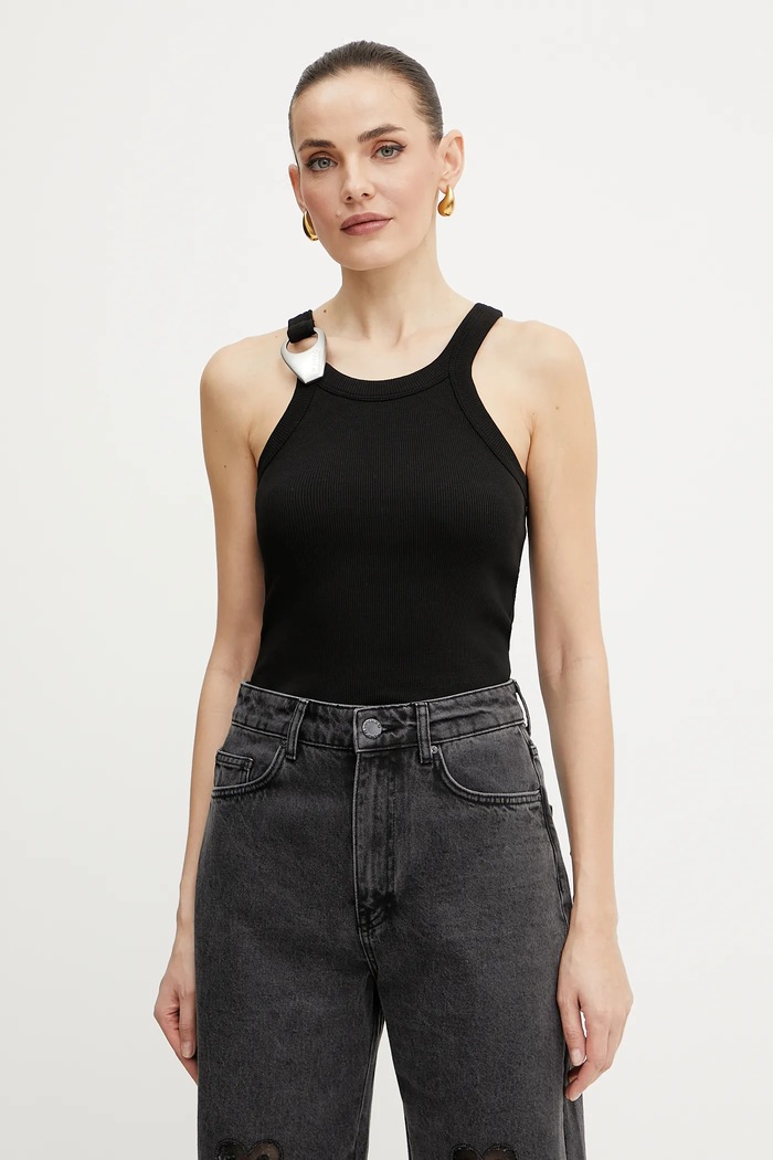 Pinko top REIMAGINE by Patrick Mcdowell uni negru 105082.A2JK