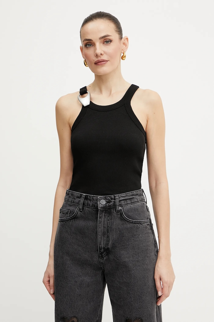 Pinko top REIMAGINE by Patrick Mcdowell uni negru 105082.A2JK