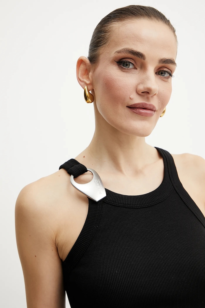 Pinko top REIMAGINE by Patrick Mcdowell negru 105082.A2JK