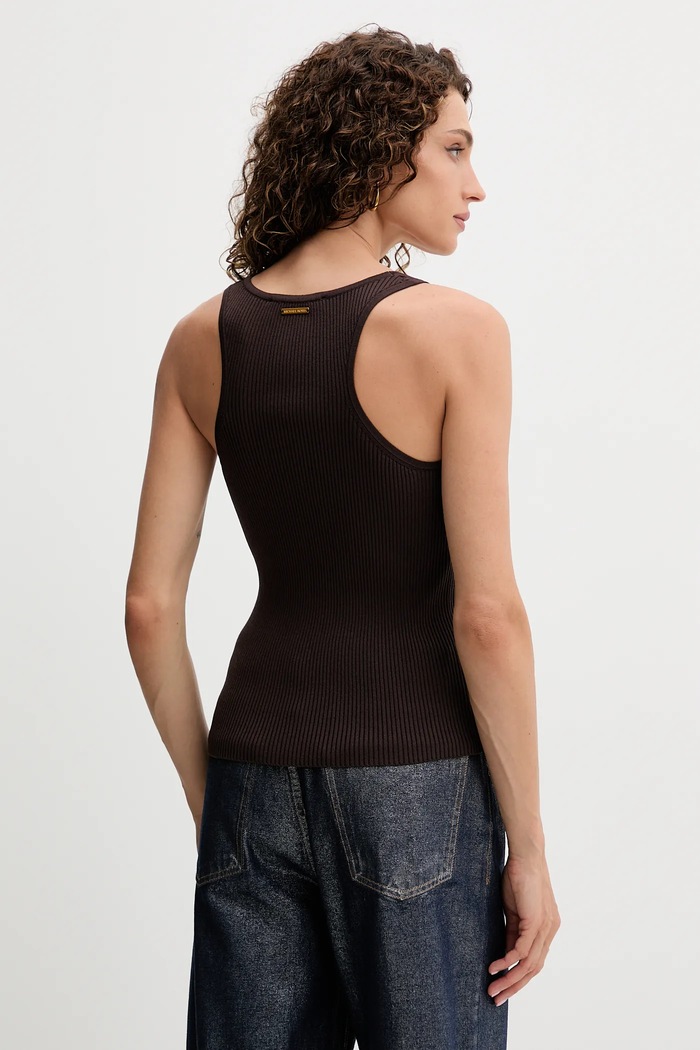 Oblečení MICHAEL Michael Kors Top MICHAEL Michael Kors MR5615433D hnědá