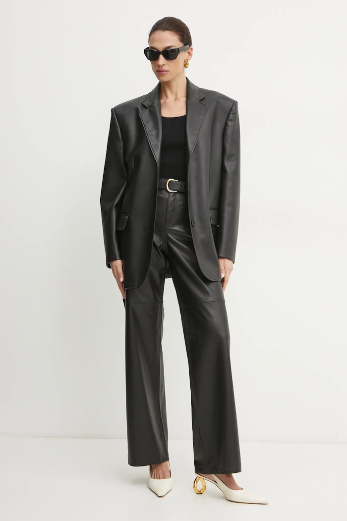 MICHAEL Michael Kors top MR5615433D negru SS26
