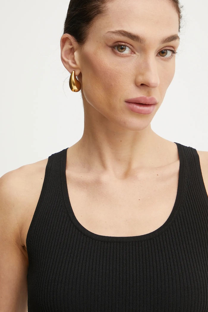 MICHAEL Michael Kors top negru MR5615433D