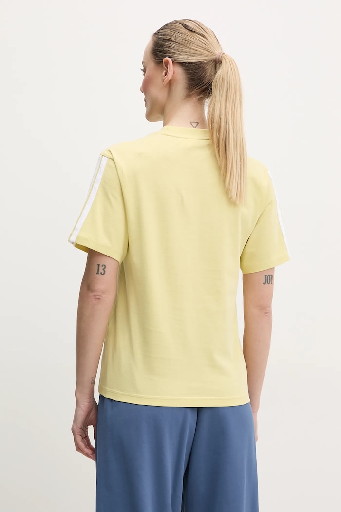 Odzież adidas T-shirt bawełniany Essentials JM2406 żółty