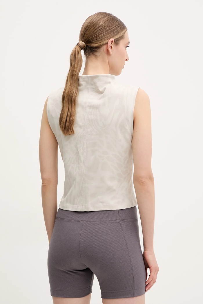 Oblečení Top adidas W AOP Blur JG6236 béžová
