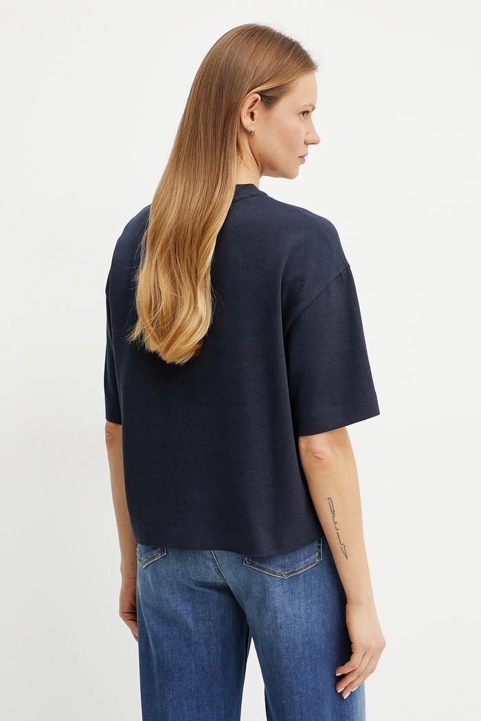 Odzież Weekend Max Mara t-shirt 2515941021600 granatowy