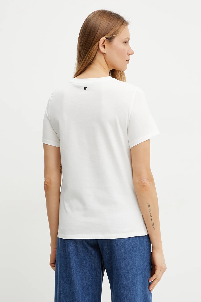 Oblečení Bavlněné tričko Weekend Max Mara 2515971051600 bílá