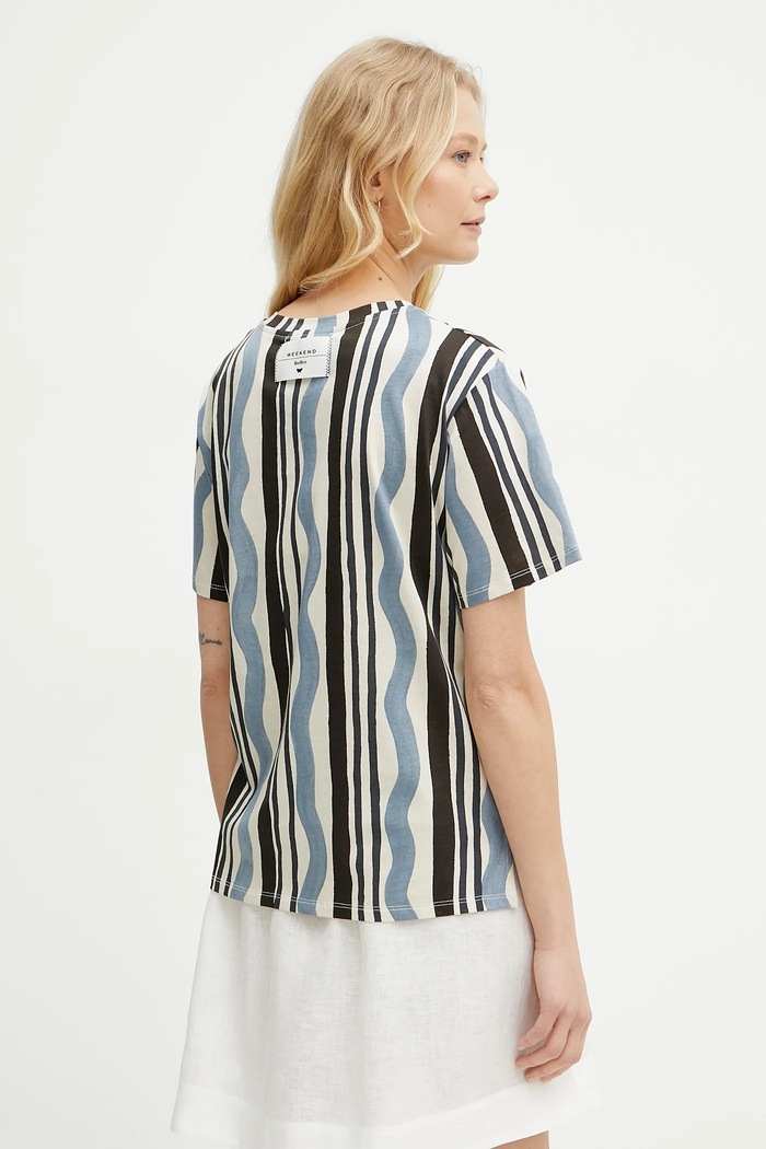 Abbigliamento Weekend Max Mara t-shirt in cotone 2515971012600 multicolore