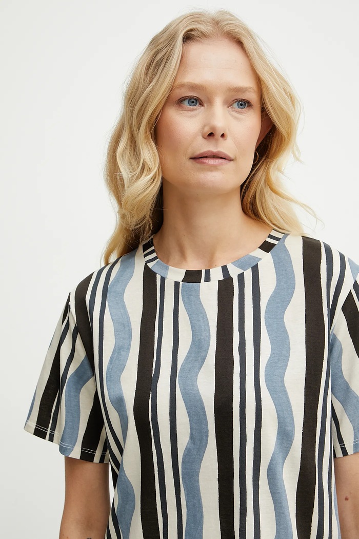 Weekend Max Mara t-shirt in cotone multicolore 2515971012600